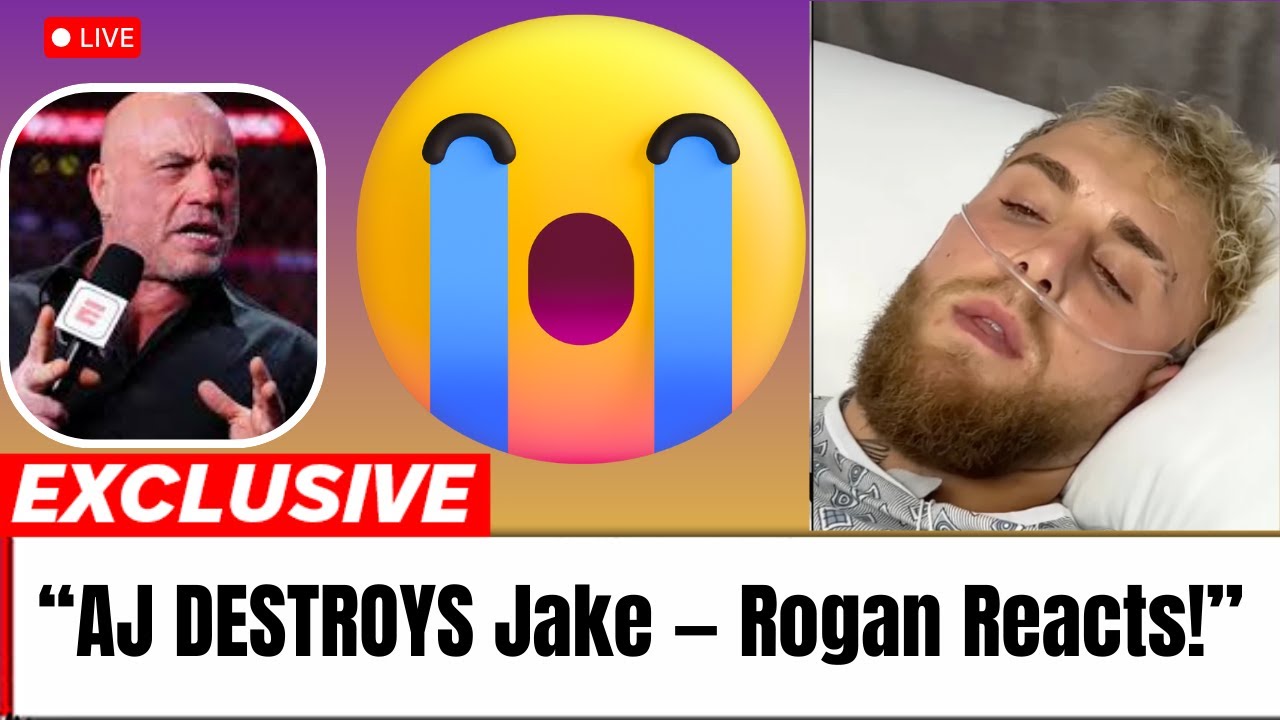 HE BROKE HIS FACE! Joe Rogan LIVE Reaction To Jake Paul VS Anthony ...