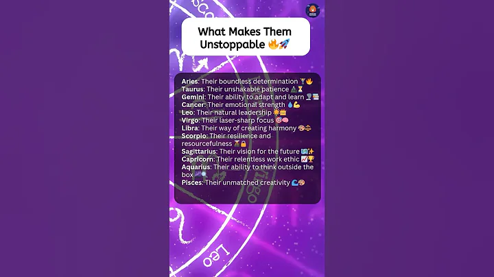 What Makes Them Unstoppable 🔥🚀 #zodiacsigns #astrology