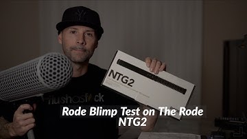 Rode Blimp  Wind Test!  (Rode NTG2)