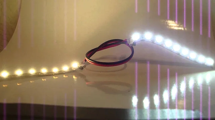 LED Lights Example: Solderless Connector for LED Strip Lights
