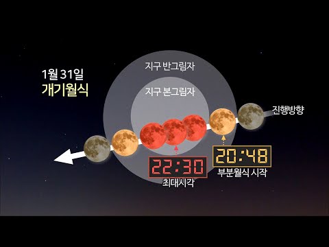 35년 만에 우주쇼…오늘 밤 '슈퍼 블루문' 개기월식