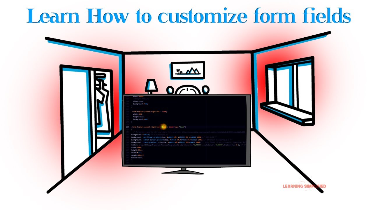 learn how to stylize html form fields in frontend css - YouTube