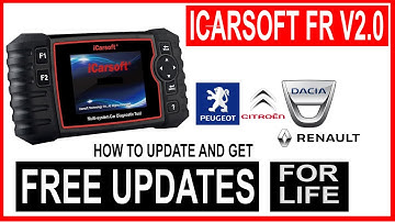 How To Update iCarsoft FR V2.0 for FREE & Get FREE LIFETIME UPDATES