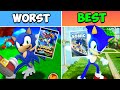Every 3d sonic game ranked