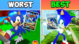 Every 3D Sonic Game Ranked...
