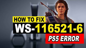 PS5 error code WS-116521-6 fix | How to fix #ws 1165216 error in ps5 || by borntoplaygames