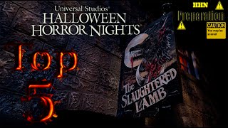 Top 5 Scariest Mazes at Halloween Horror Nights