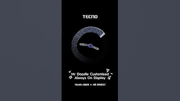 CAMON 20 X Mr Doodle Edition | Mr Doodle Customized Always On Display