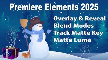 How to Use Overlays & Track Matte Graphics in Adobe Premiere Elements