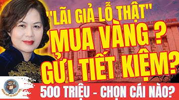 CÓ 500 TRIỆU: GỬI TIẾT KIỆM HAY MUA VÀNG SJC 156 TRIỆU? (ĐỪNG SAI LẦM)