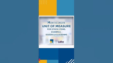 How to set up units of measure like Dozen & Kilograms in Tally!