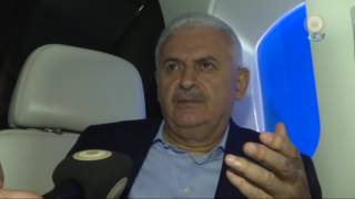 Başbakan Binali Yıldırım 3.Havalimanı İnşaatını Havadan İnceledi