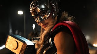 Mighty Thor - Fight scenes and powers from Thor: Love and Thunder