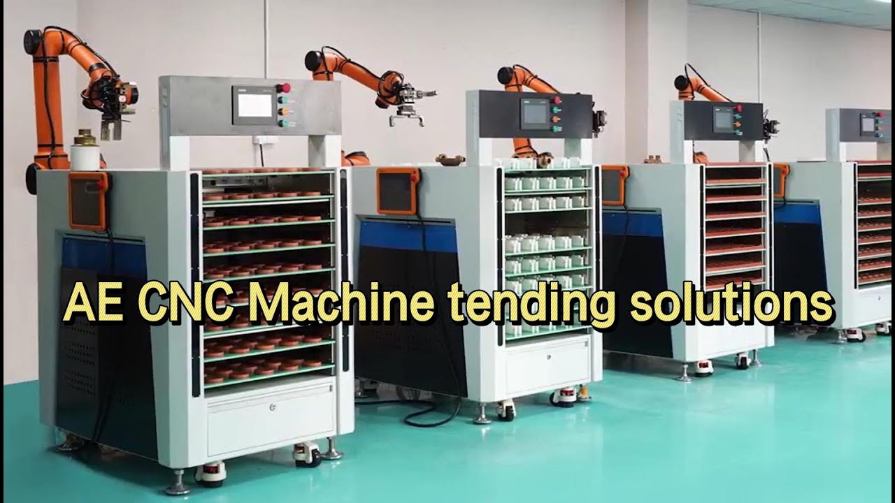 AUBO Collaborative Robot for CNC machine tending parts processing ...