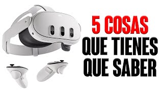 No Compres META QUEST 3 Sin Saber Estas 5 COSAS (IMPORTANTES)