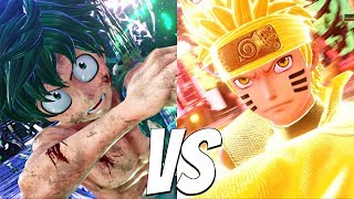 JUMP FORCE - Izuku Midoriya vs Naruto 1vs1 Gameplay (PS4 Pro)