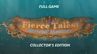 FIERCE TALES MARCUS&#39; MEMORY COLLECTOR&#39;S EDITION FULL GAME Complete walkthrough gameplay + BONUS Ch.