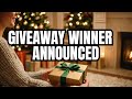 December Giveaway Winner + Exciting New Giveaway Announcement