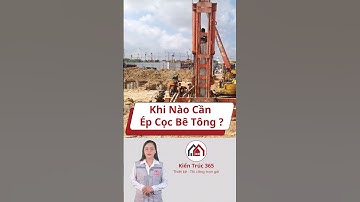 Cọc bê tông là gì, Khi nào cần ép cọc bê tông?#Shorts
