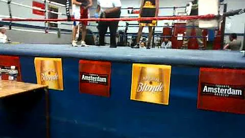 Stockyards Boxing Gym, Heiner Bermdez First Amateu...