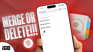 How to Merge and Delete Duplicate Contacts on iPhone (2024) screenshot 5