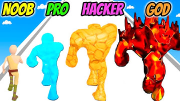 Avatar Runner 3D - NOOB vs PRO vs HACKER vs GOD