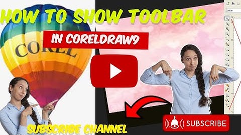 How to show Hidden Color Palttes & Toolbars CorelDraw 9 | CorelDraw Urdu & Hindi
