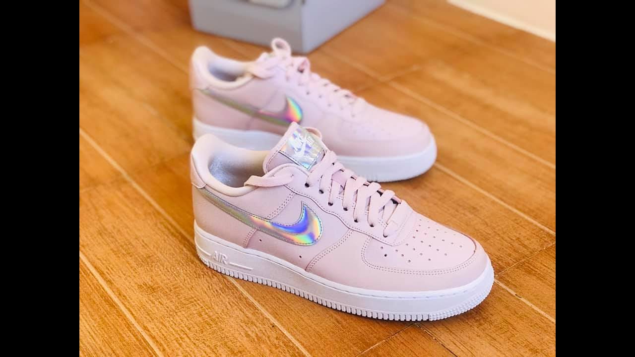 air force 1 low ess sneaker barely rose