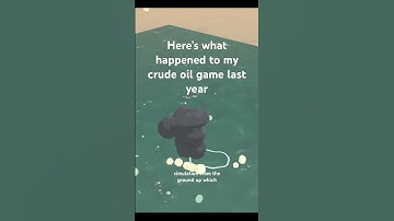 1 year of progress(??) on my indie game 🛢️ #indiegames #gamdev