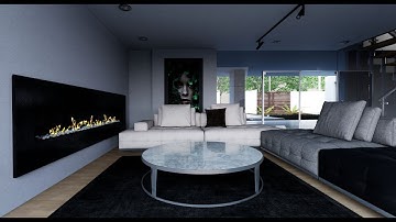 Unreal Engine Modern Villa Cinematic Real-time Archviz