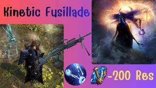 POE 3.28 Kinetic Fusillade Doryani's Prototype VS Maven boss