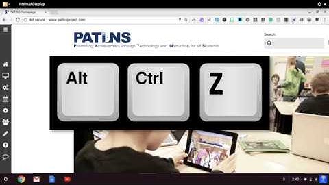 Using ChromeVox (Screen Reader) on a Chromebook
