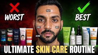 The ULTIMATE Skincare Routine for Men (All Skin Types)| Oily, Dry & Acne-Prone Skin Guide | ANKIT TV
