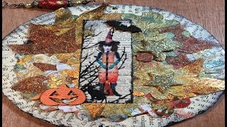 The Gypsy & The Witch - Mixed Media - All Hallow's Eve