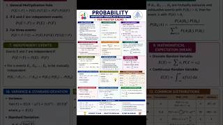 probability important formula for master cadre #mastercadre