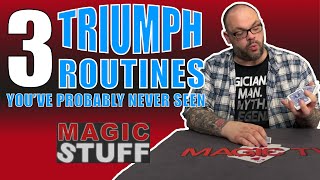 3 Triumph Routines That You Have Probably Never Seen Before | Magic Stuff With Craig Petty