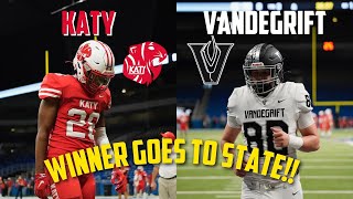 STATE SEMIFINALS COMES DOWN TO FINAL SECONDS Katy v Vandegrift | Texas High School Football Playoffs