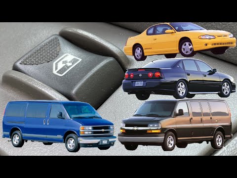 Window switch repair (Easy DIY) GM vans / Impala / Monte Carlo.