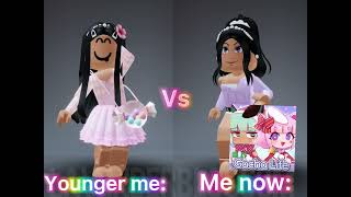 Younger me vs me now || Roblox Trend 2021