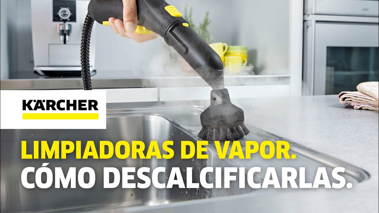 Cómo descalcificar tu limpiadora de vapor 