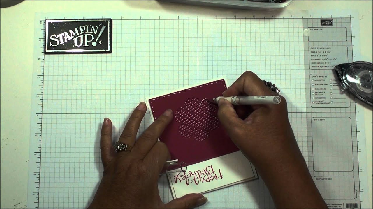 Scrap Ribbon card with Dawn