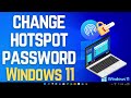 How to Change Hotspot Password in Windows 11 | change password of wifi hotspot in PC (2025 updated)