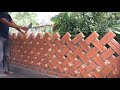 Creative Worker Ideas From Terracotta Bricks To Design And Build Great Garden Fences