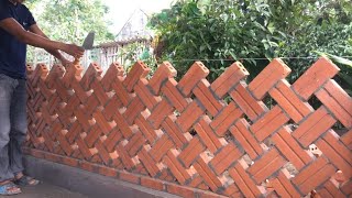 Creative Worker Ideas From Terracotta Bricks To Design And Build Great Garden Fences