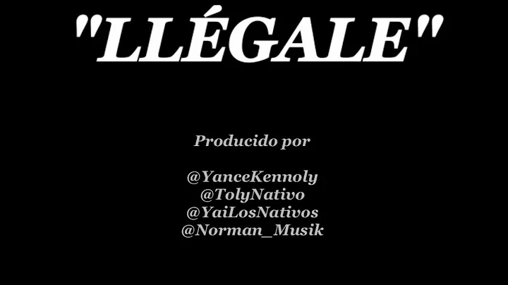 "Llegale" (preview) - Norman, Yance Kennoly, Jomel...