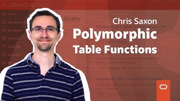 Polymorphic Table Functions in PL/SQL
