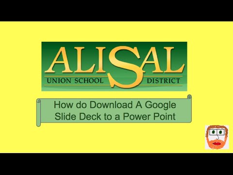 How to Download a Google Slide Deck into a PPT