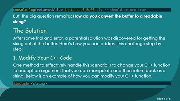 How to Convert Buffer from C+ +  into UTF-8 String in Node.js