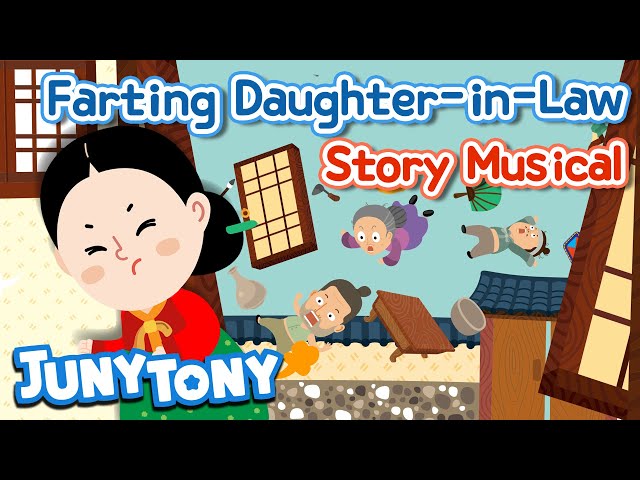 Farting Daughter-in-Law | Korean Fairy Tale | Story Musical for Kids | Kindergarten Story | JunyTony class=