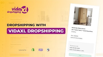 Dropshipping with VidaXL (DropXL) in 2024 - for Shopify, WooCommerce, Prestashop and CCV shop